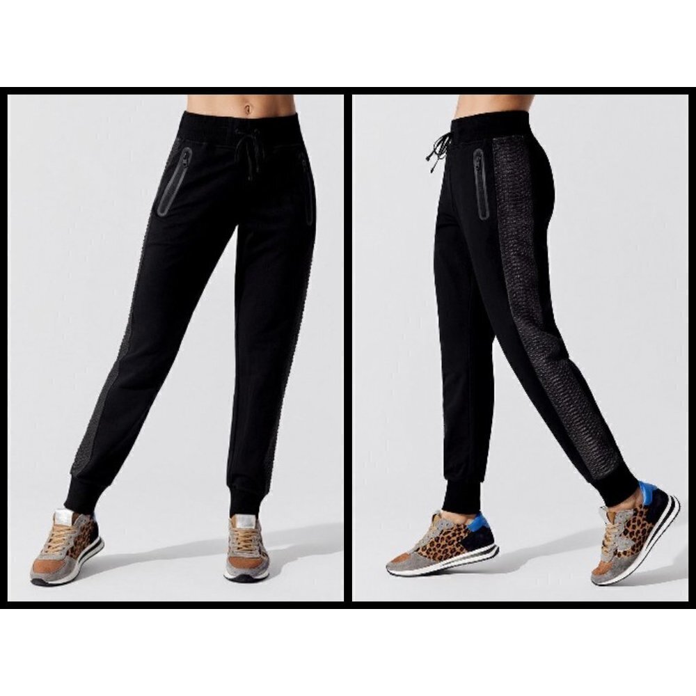 💕BLANC NOIR💕 City Tux Jogger Sweatpants in Black